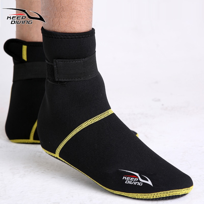 3mm Neoprene Snorkeling Shoes For Scuba Diving Socks Beach Boots Wetsuit Prevent Scratches Warming Non-slip Winter Swimming